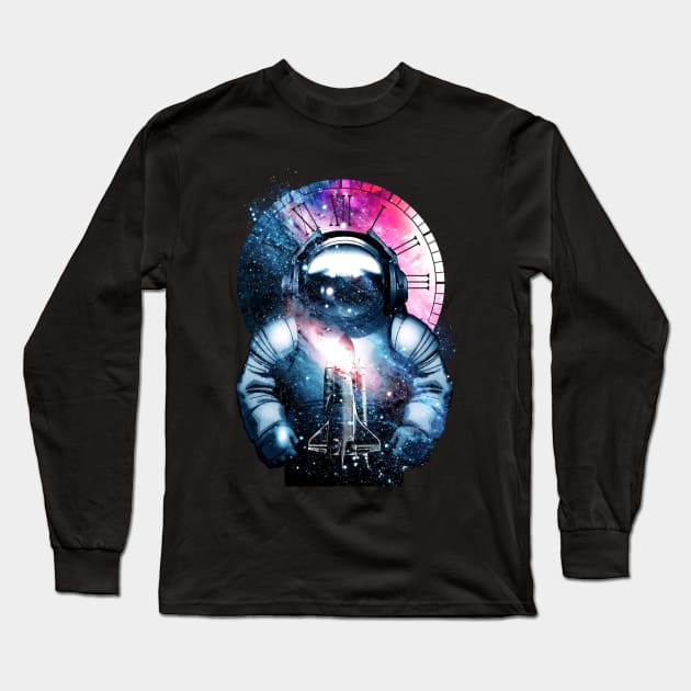 Cosmos Time Long Sleeve T-Shirt by Moncheng